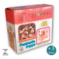 Cachorro Cachorrinho Pula Anda Brinquedo Pelúcia Late