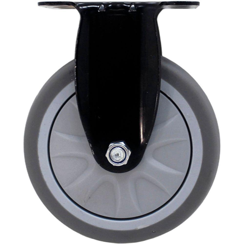 Kit 2 Rodinhas Roda Rodizio Reforçado Anti Risco De 125x32mm - 4