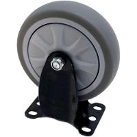 Kit 2 Rodinhas Roda Rodizio Reforçado Anti Risco De 125x32mm - 5