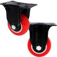 Kit 8 Rodas Rodinhas Rodizio Reforçado Anti Risco De 75x32mm - 2