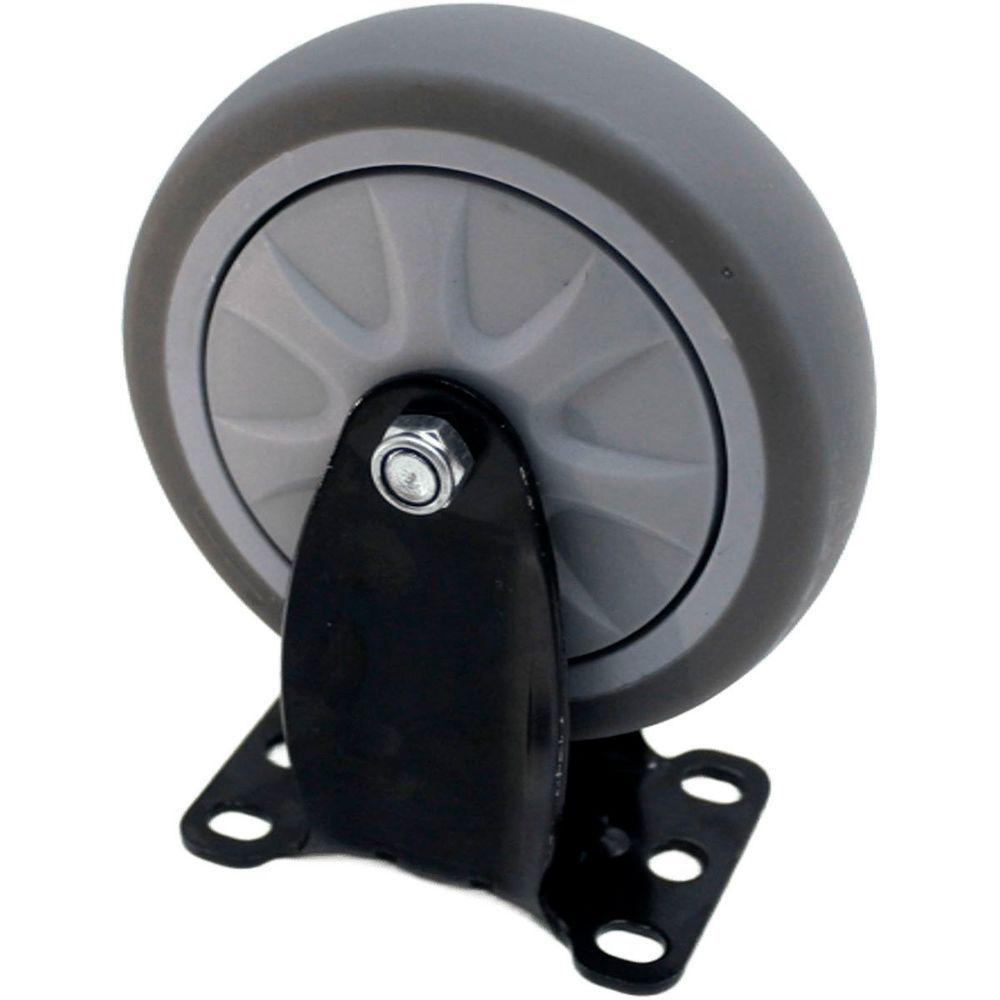 Kit 6 Rodinhas Roda Rodizio Reforçado Anti Risco De 125x32mm - 5