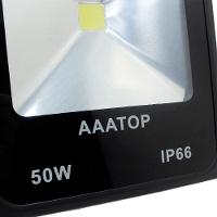 Kit 2 Refletor Led Holofote Externo Jardim Muro 50w Branco - 3