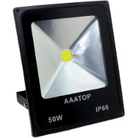 Kit 2 Refletor Led Holofote Externo Jardim Muro 50w Branco - 5