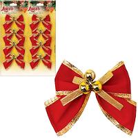 Kit 32 Laços De Bolinhas Natalino Pingentes árvore Natal 6cm - 1