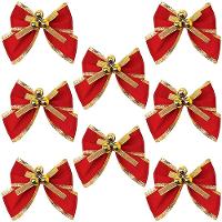 Kit 32 Laços De Bolinhas Natalino Pingentes árvore Natal 6cm - 3