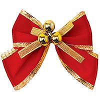 Kit 32 Laços De Bolinhas Natalino Pingentes árvore Natal 6cm