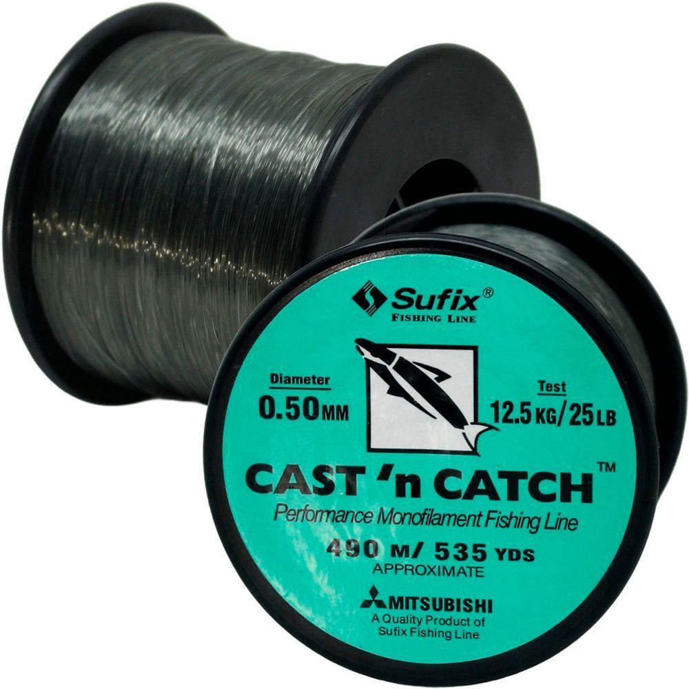 Kit 4 Linhas De Pesca Sufix Monofilamento 0,50mm 12,5kg 490m - 2