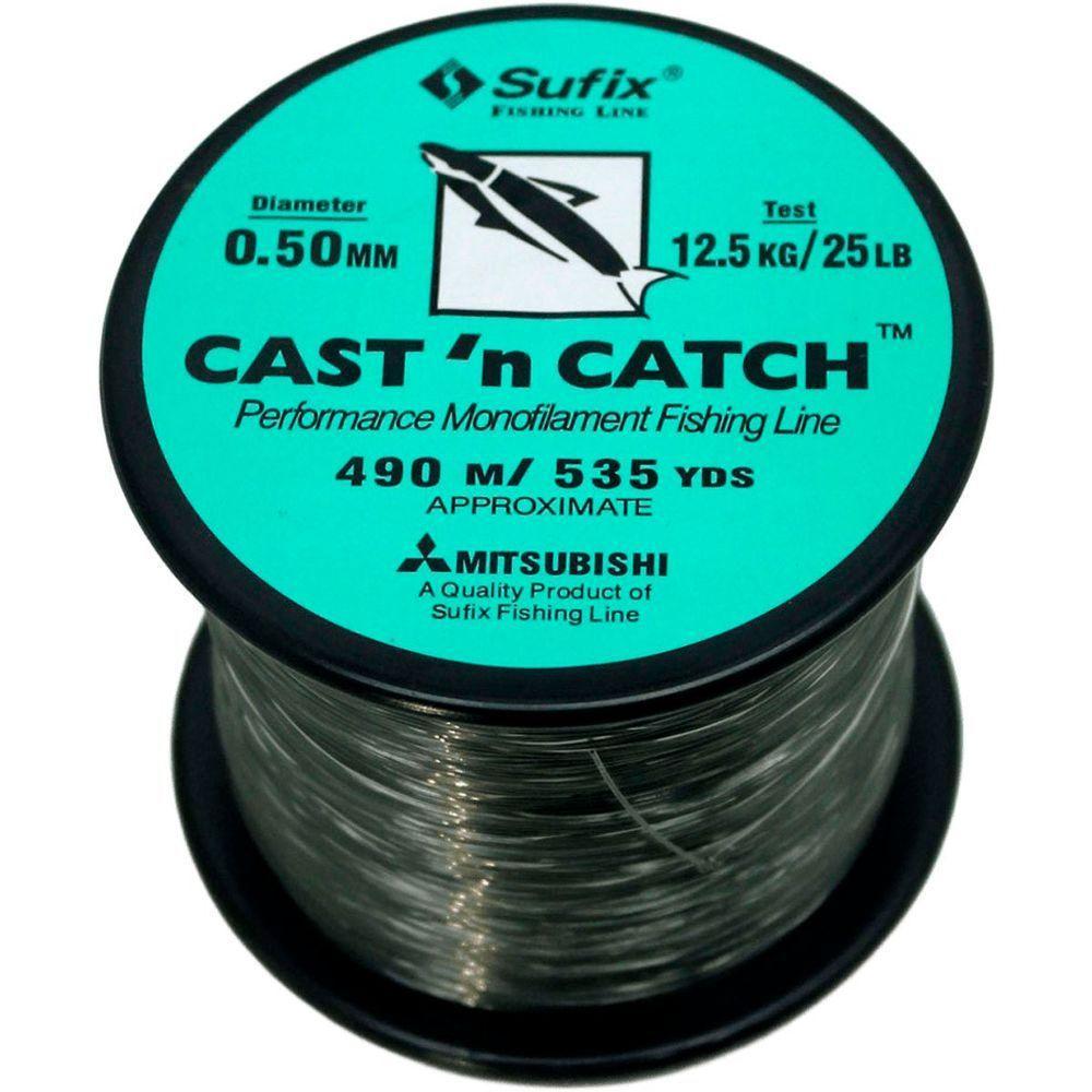 Kit 4 Linhas De Pesca Sufix Monofilamento 0,50mm 12,5kg 490m - 3