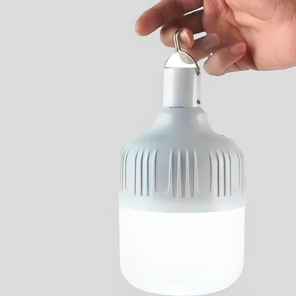 Lâmpada Led Branco Recarregável De Emergência Usb á Bateria - 3