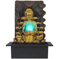 Fonte De água Buda Cascata Grande Com Luz De Led - 220v - 1