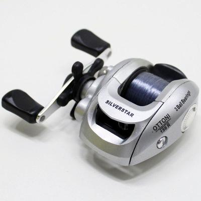 Carretilha De Pesca Silverstar Prata 150r Rolamento Direito