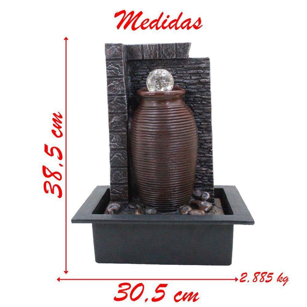 Fonte De água Decorativa Com Luz De Led Bivolt - 2