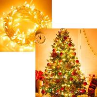 Pisca Cordão 200 Lâmpadas Leds Amarelo Natalino 220v De 17m - 1