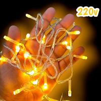 Pisca Cordão 200 Lâmpadas Leds Amarelo Natalino 220v De 17m - 3