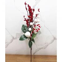 Kit 8 Arranjos Pick Berry Artificiais Enfeite Natalino 40cm - 2