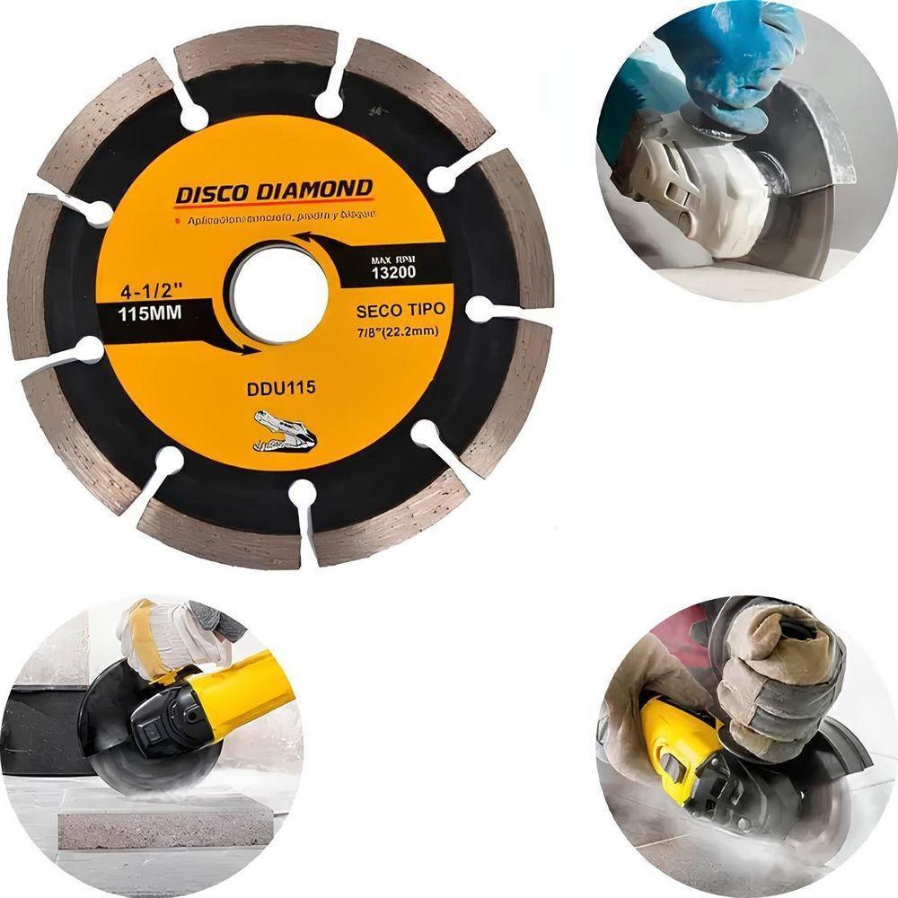 Kit 12 Disco Serra Circular 115mm-100mm Mármore Concreto - 4