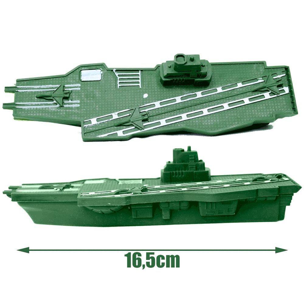 Kit Brinquedos Veículos Militares Soldados Miniatura 17 Pçs - 8