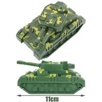 Kit Brinquedos Veículos Militares Soldados Miniatura 17 Pçs - 3