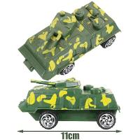 Kit Brinquedos Veículos Militares Soldados Miniatura 17 Pçs - 5