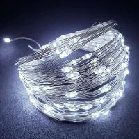 Pisca Cordão De Natal 400 Lâmpadas Leds Branco 50m 110-220v - 2