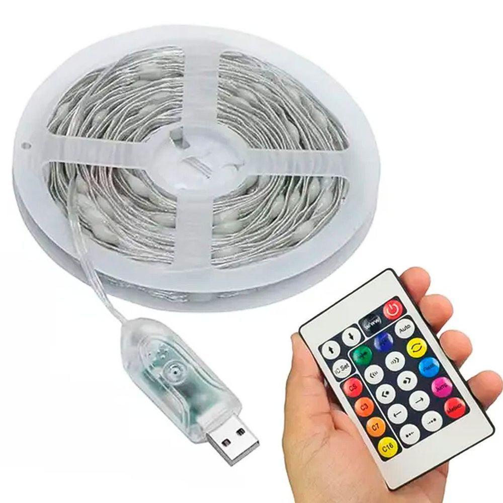 Fio De Fada Leds Branco 100 Lâmpadas Musical Natal 10m Usb - 4