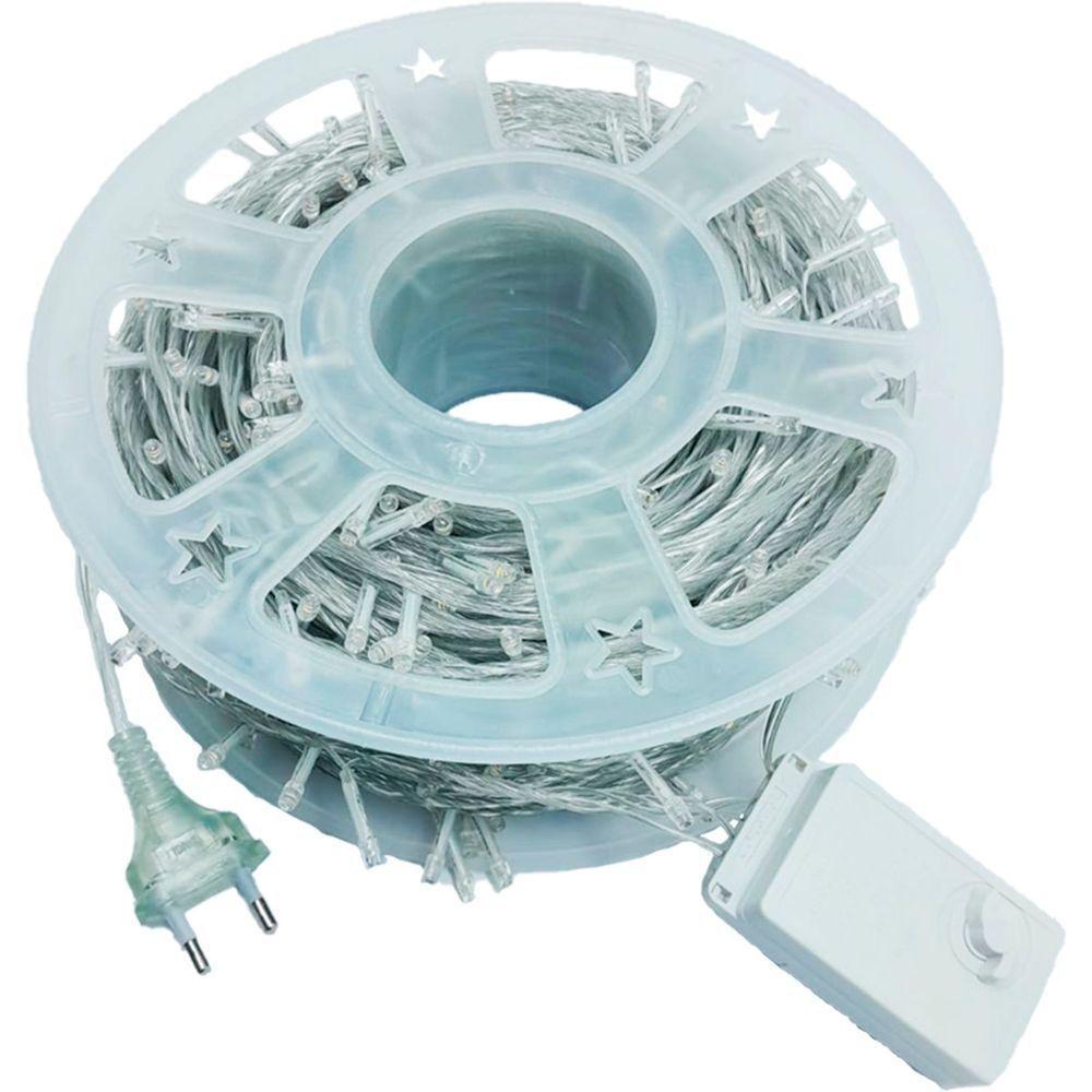 Pisca Varal Cordão Natal 600 Lâmpadas Leds Branco 100m 220v - 5