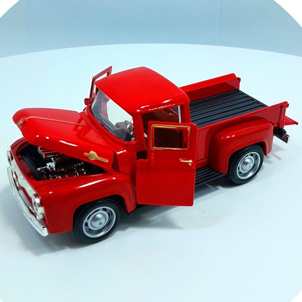 Miniaturas Camionete Carrinho Pickup F-100 Kit 3pçs Em Metal - 2