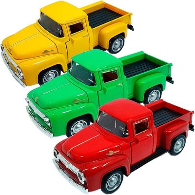 Miniaturas Camionete Carrinho Pickup F-100 Kit 3pçs Em Metal