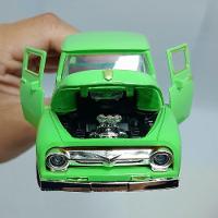 Miniatura Carrinho Camionete Pickup F-100 Metal Colecionável Vermelho