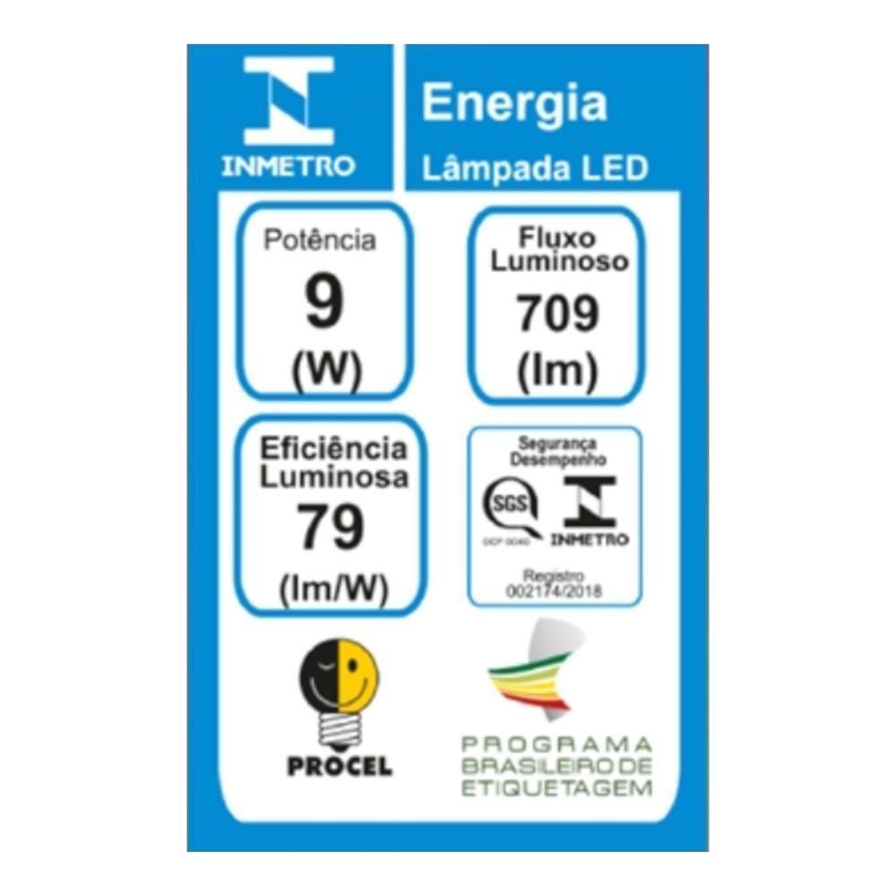 Lâmpada Controled Com 3 Tons De Luz E 2700k Bivolt - 20495 - Ourolux Lampada Led 9w 2700k 3 Tons Bivolt - 4