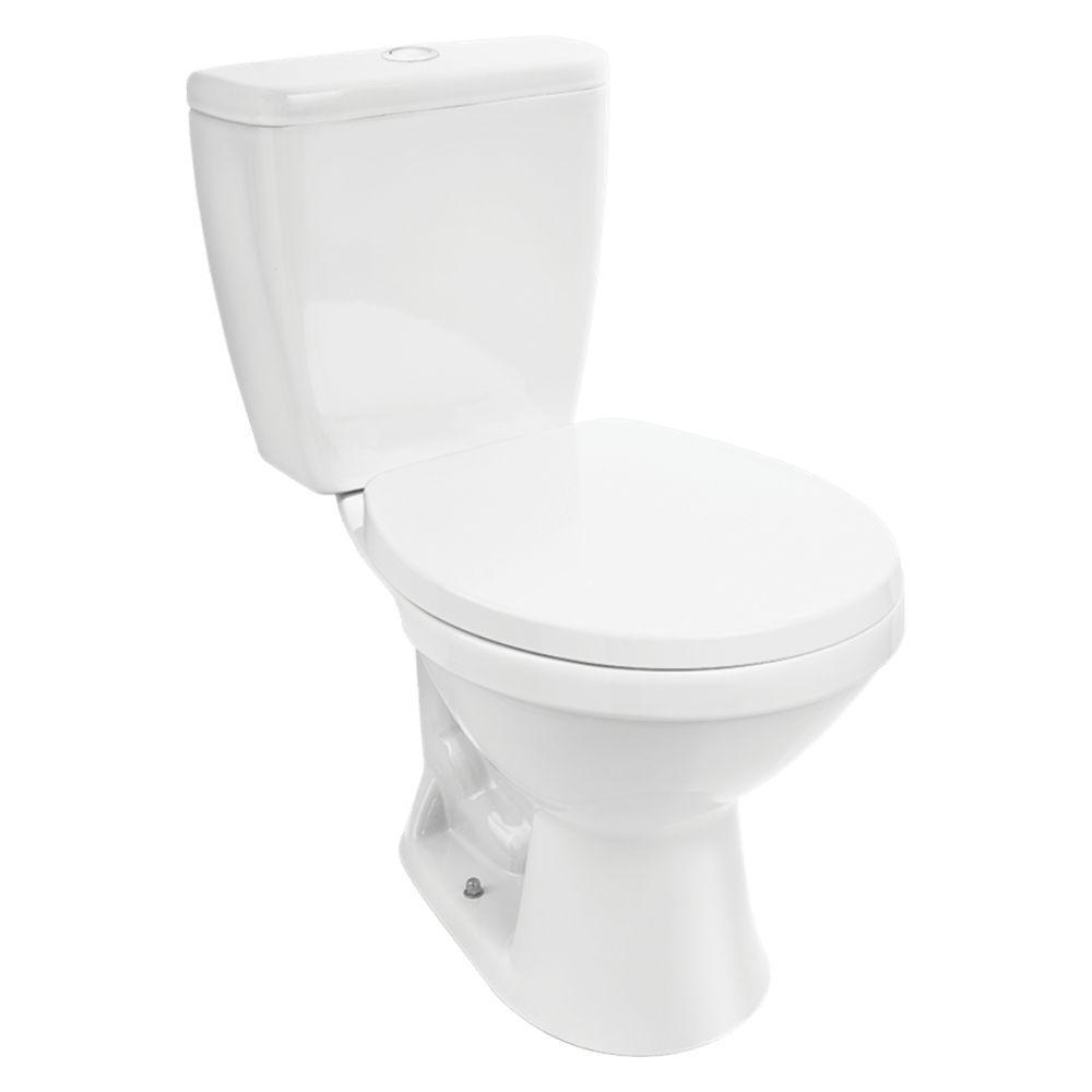 Kit Bacia Com Caixa Acoplada + Assento Way Branco - 7720008 - Lorenzetti - 2