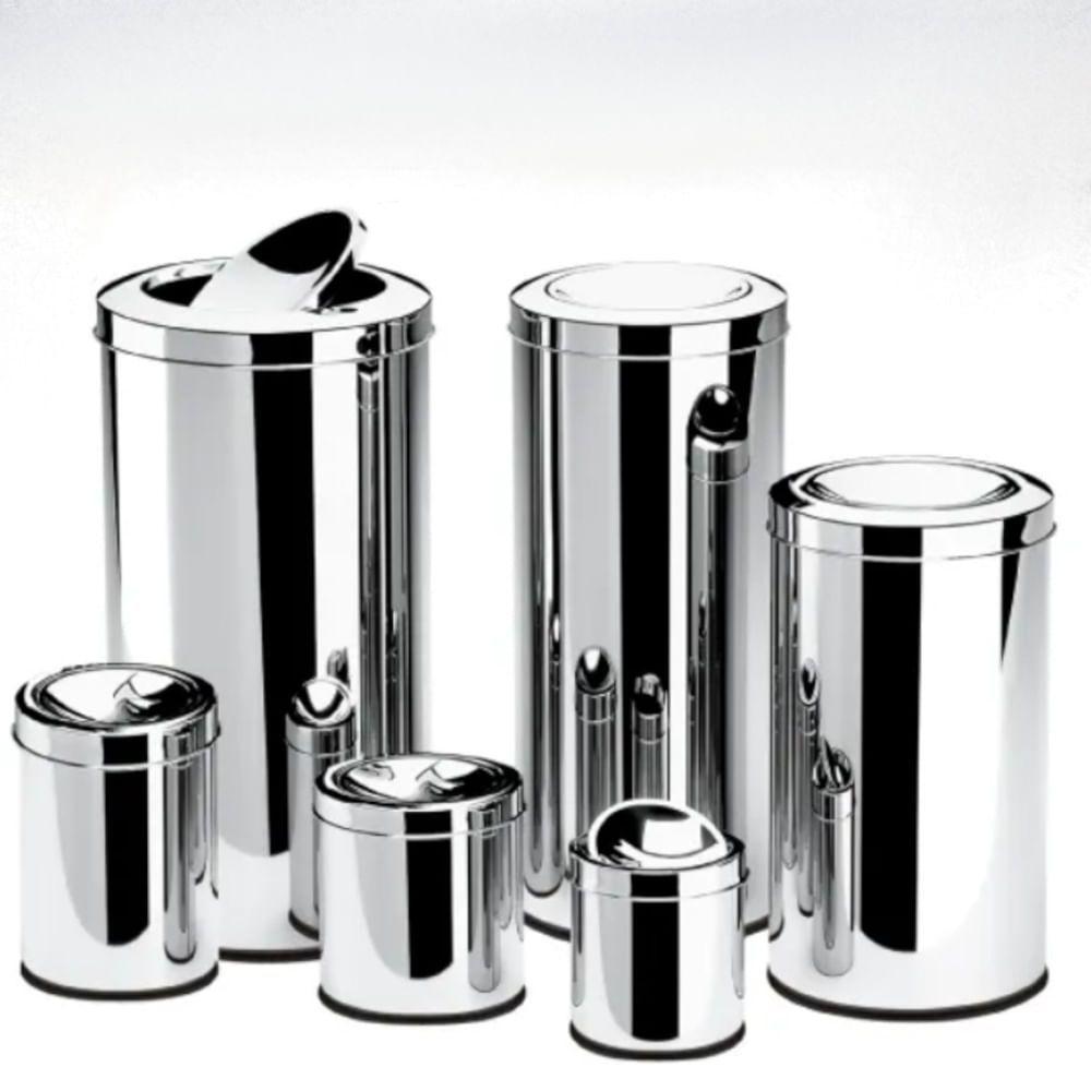 Lixeira Basculante 30x70cm 47 Litros - 3032210 - Brinox - 3