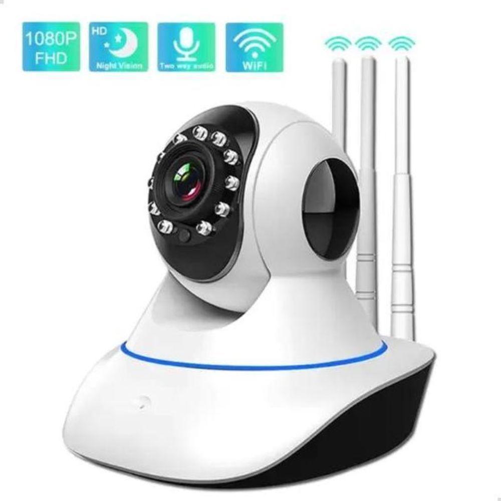 Camera Baba Eletronica Bebe E Pet 3 Antenas Ip Wifi 360º - 2
