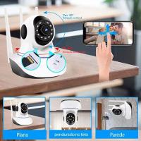 Camera Baba Eletronica Bebe E Pet 3 Antenas Ip Wifi 360º - 6