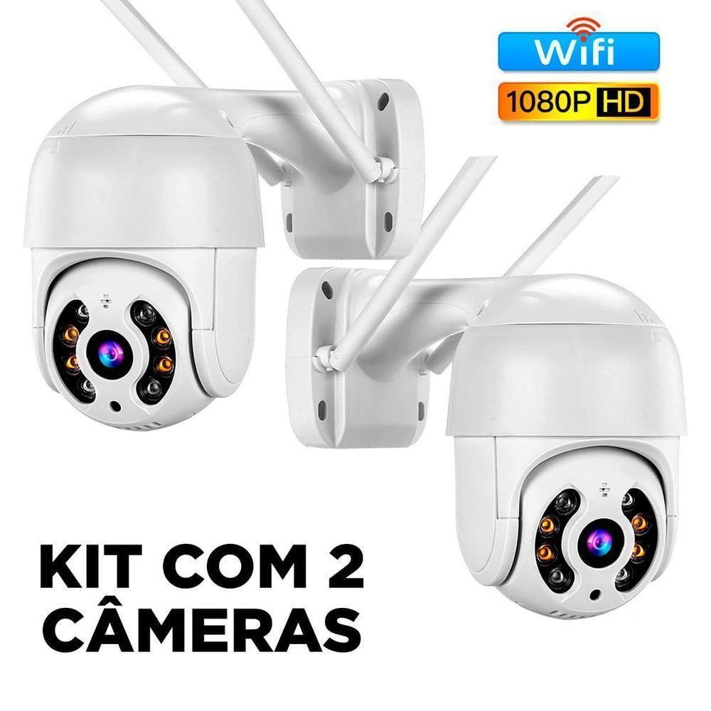 Kit 2 Câmeras Ip Segurança Wifi Externa Yoosee 360 Graus - 5