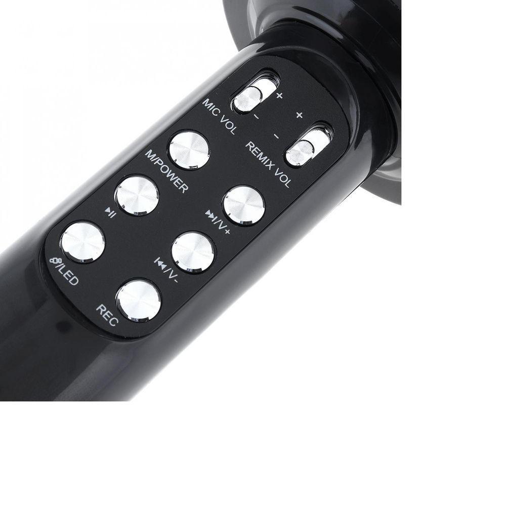Microfone Bluetooth Sem Fio Youtuber Reporter Karaoke - 2