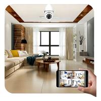 Câmera De Segurança Wifi Ip Lampada Full Hd Visão Noturna - 3