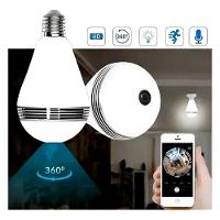 Câmera De Segurança Wifi Ip Lâmpada Espiã Visão Noturna - 2