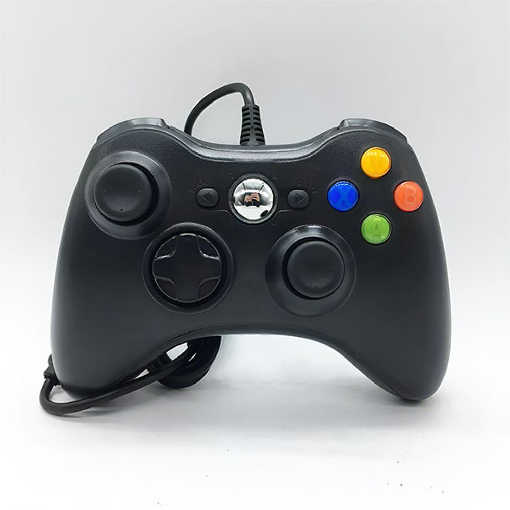 Controle Joystick Com Fio Xbox 360 Slim Compatível Com Jogos Atuais Cloud Game Pc E Celular - 2