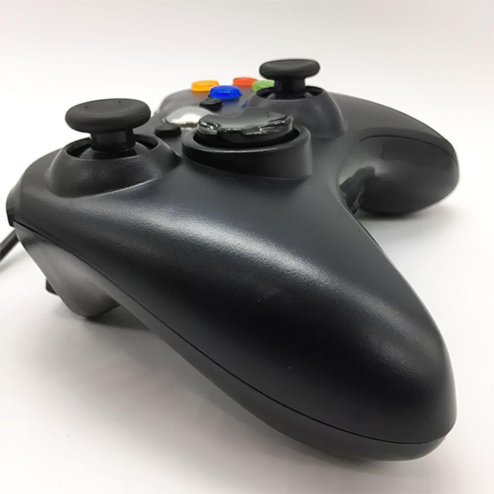 Controle Joystick Com Fio Xbox 360 Slim Compatível Com Jogos Atuais Cloud Game Pc E Celular - 5