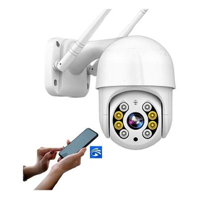 Câmera De Segurança Wifi Ip Rotativa Visão Noturna Resistente A água