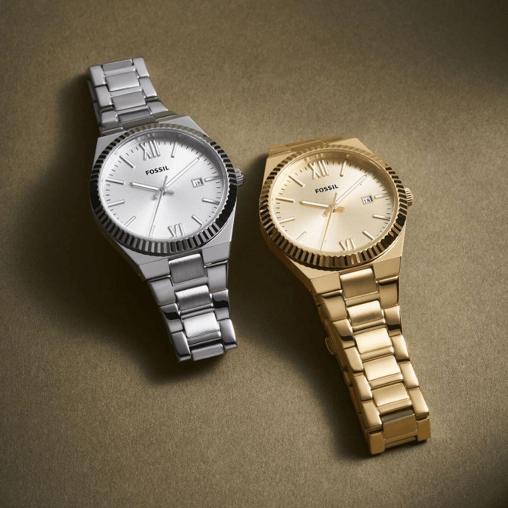 Relógio Fossil Feminino Scarlette Dourado - Es5299-1dn Es5299-1dn - 5