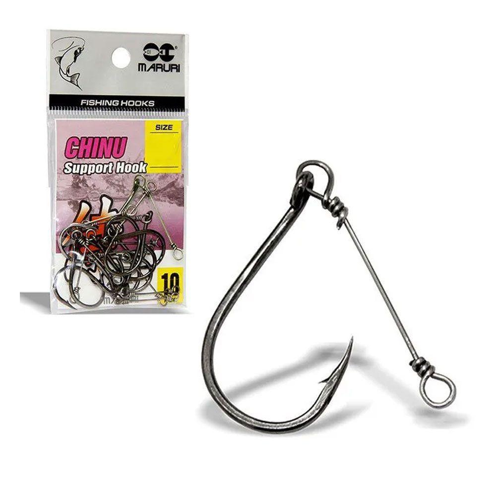 Anzol Chinu Encastoado Para Pesca Maruri 10un Tamanho 06 - 3