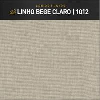 Puff Banqueta Eros Luxo Bronze Castellar Móbile Linho Bege Claro Linho Bege Claro - 2