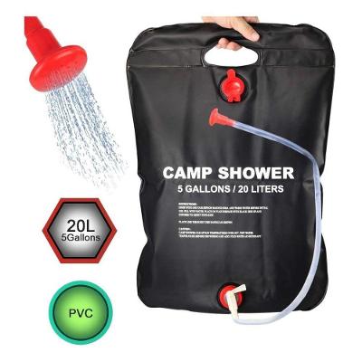 Ducha Solar Portatil Para Acampamento Camping Praia Pesca Shower Camp De 20 Litros Chuveiro Com Aquecimento Solar Comple