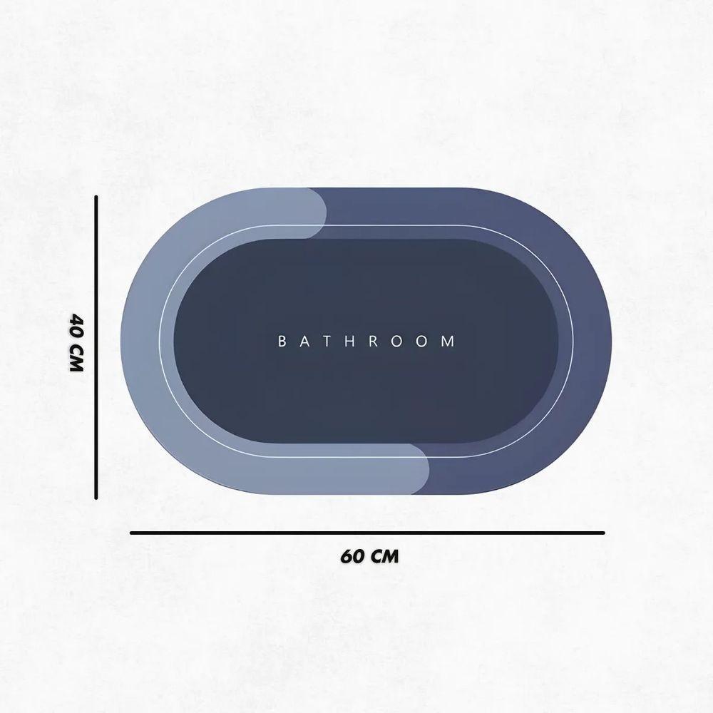 Tapete De Banheiro Super Absorvente Antiderrapante - 2