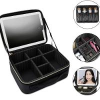 Maleta De Maquiagem Com Espelho Led - 3