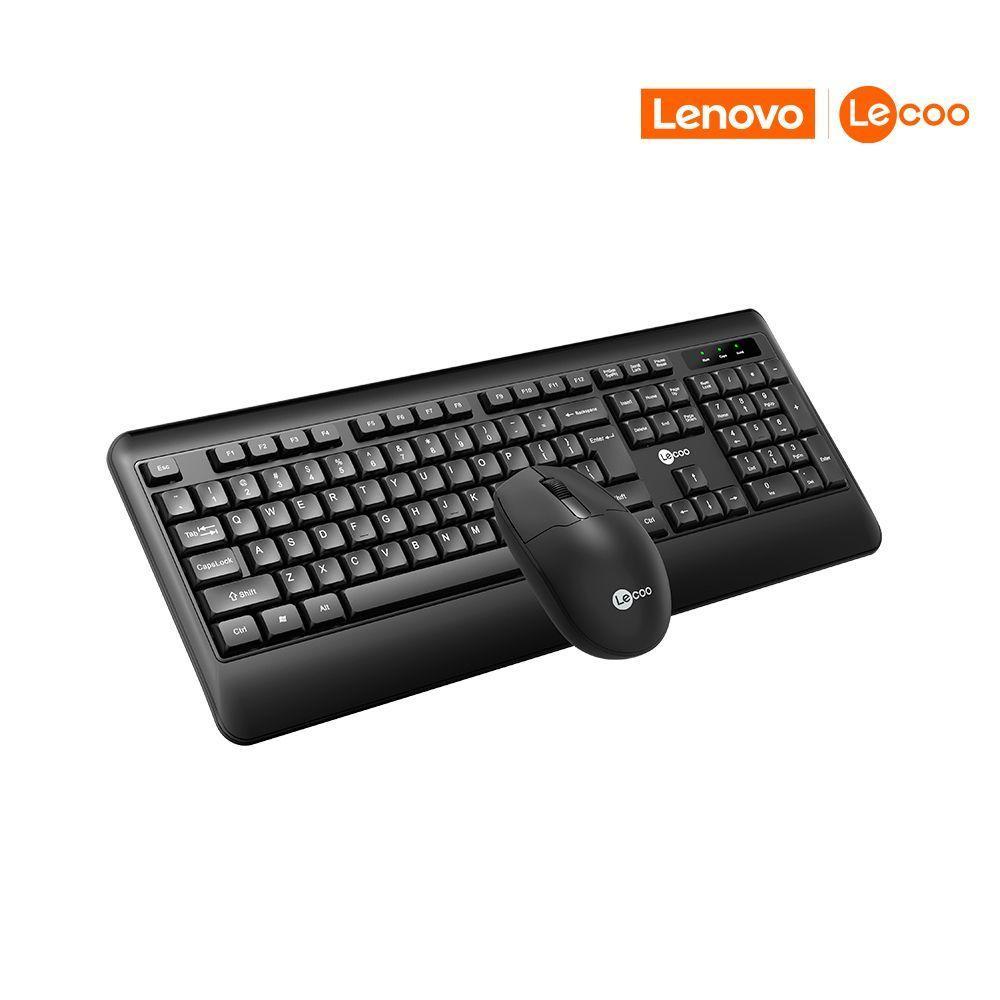 Kit Teclado E Mouse Sem Fio Preto - Lecoo - Modelo Kw202 - 2