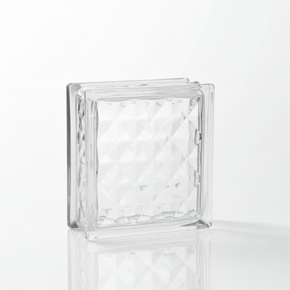 Tijolo De Vidro 19 X 19 X 8 Cm Lapidado Translúcido 06 Unidades Tradestar - 5