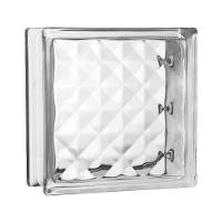 Tijolo De Vidro 19 X 19 X 8 Cm Lapidado Translúcido 06 Unidades Tradestar - 3